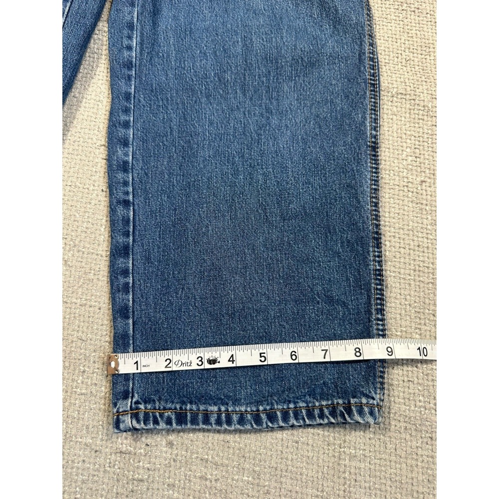 London Jean Overalls Womens Small Blue Denim Bibs Made USA Vintage Cotton - Picture 12 of 12